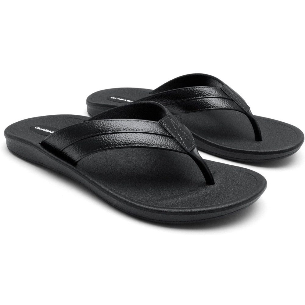 OKABASHI Men's Voyager Flip Flop Size 10 Men’s